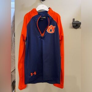 Under Armour Quarter Zip Auburn Jacket - Boys Size 6 - GUC